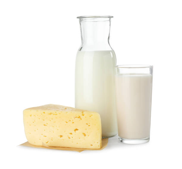 istock Different lactose free products isolated on white 2184565122