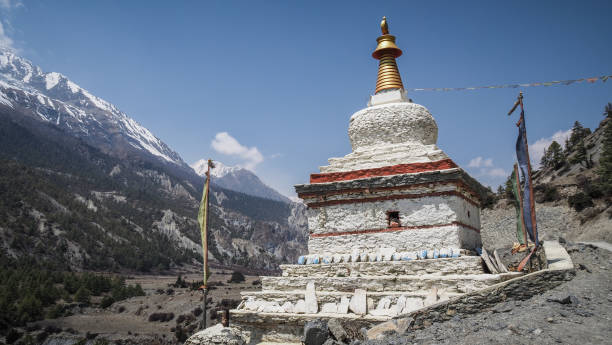 istock The landscape while hiking the Annapurna Circuit in Nepal 2184567779