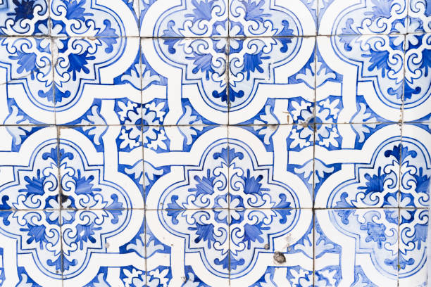 istock Traditional portuguese blue tile Azulejo 2184567798