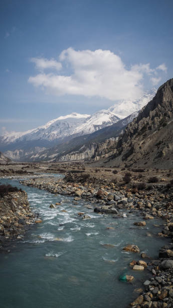 istock The landscape while hiking the Annapurna Circuit in Nepal 2184568117