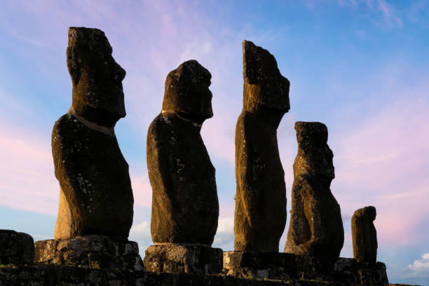 istock The Moai Of Ahu Tahai On Easter Island 2184569622