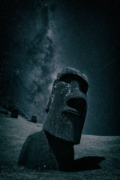 istock The Moai Of Easter Island At Night (composite image) 2184569653