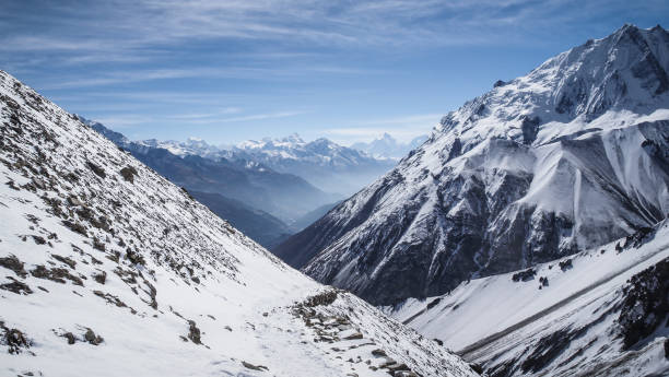 istock The landscape around Tilicho Lake in Nepal 2184569785
