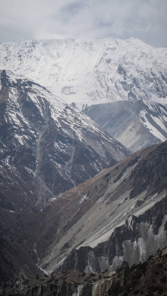 istock The landscape while hiking the Annapurna Circuit in Nepal 2184570323