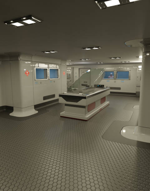 istock Sci-Fi Medical Facility Isolation Room 2184573988