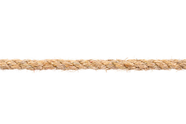 istock Hemp rope isolated on white background with clipping path. 2184575930