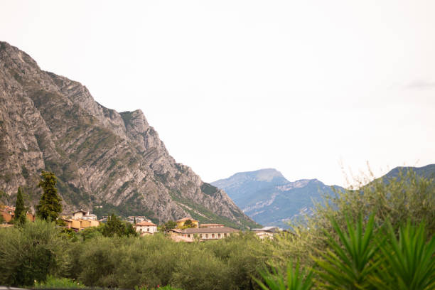 Mountain landscape in lake Garda