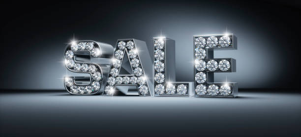 istock Sale of Diamonds - 3D illustration 2184580739