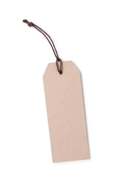 istock Blank price tag or label tied with string 2184584546