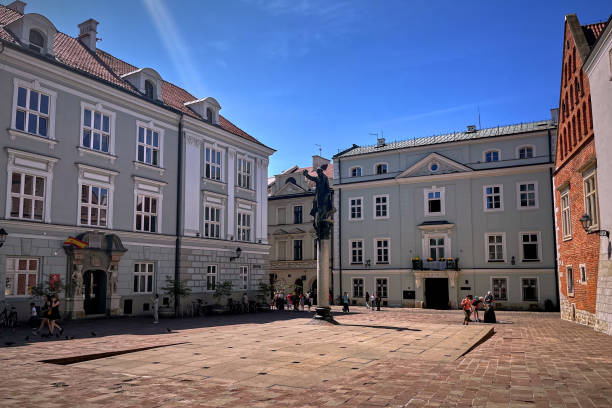 Krakow, Poland - July 31, 2024 : View of Institute Cervantes building