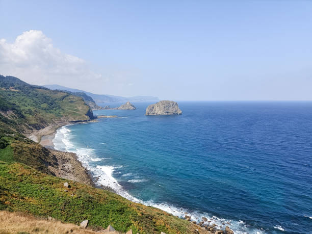 istock Biscay province coastline summer view, Spain 2184611876