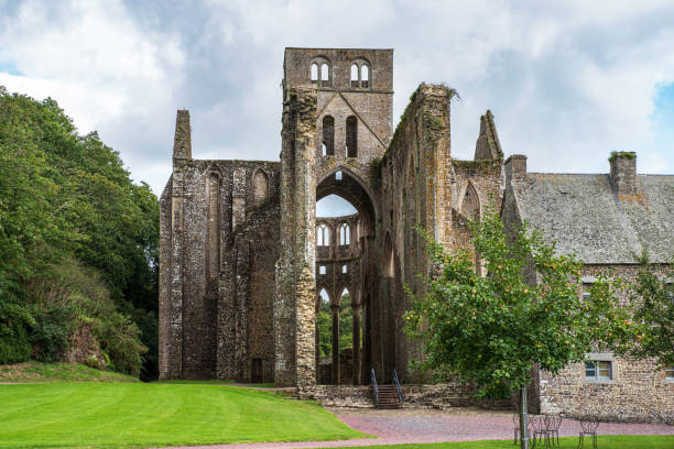 istock Hambye Abbey in France 2184618476
