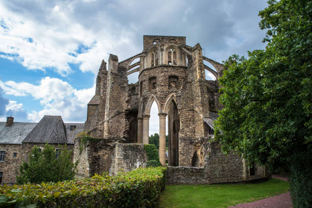 istock Hambye Abbey in France 2184618508