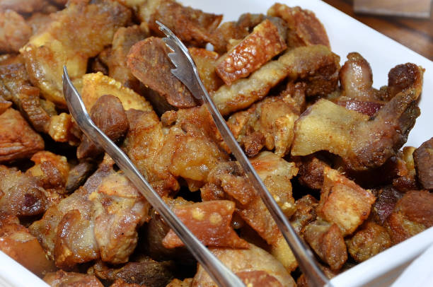 istock Delicious pork rinds ready for lunch 2184624415