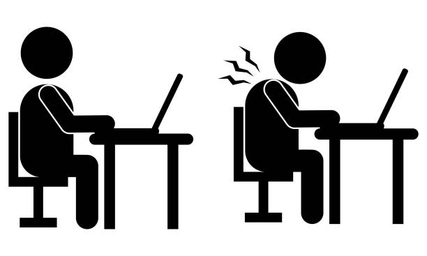 Computer Poor Posture Icon 290+ Bad Posture Icon Stock Illustrations, Royalty-Free Vector Graphics ...