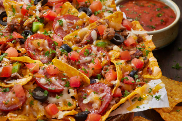 istock Meat Lovers Pizza Nachos 2184633969