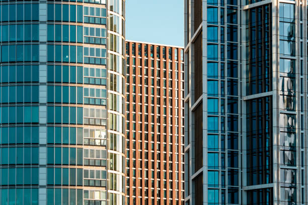 Exterior view of modern apartments