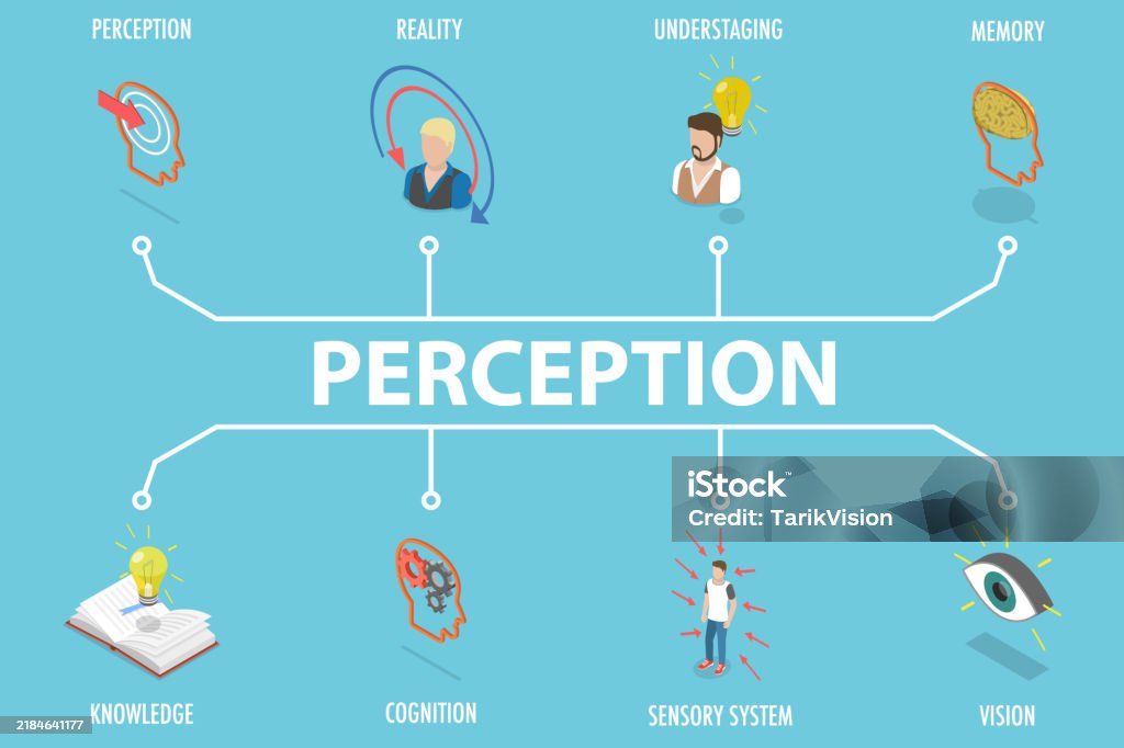 3d Perception Icon 3d Isometric Flat Vector Illustration Of Perception Stock Illustration ...