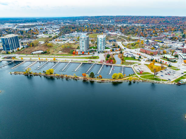 istock Aerial view Heritage Park and Lake Simcoe, Barrie, Canada 2184647296