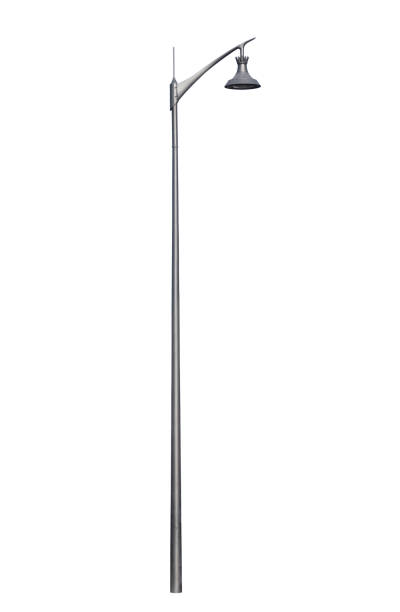 istock Street lamppost, isolated over white 2184659591