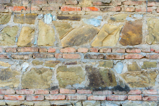 istock Texture of a stone wall, background old wall 2184659785