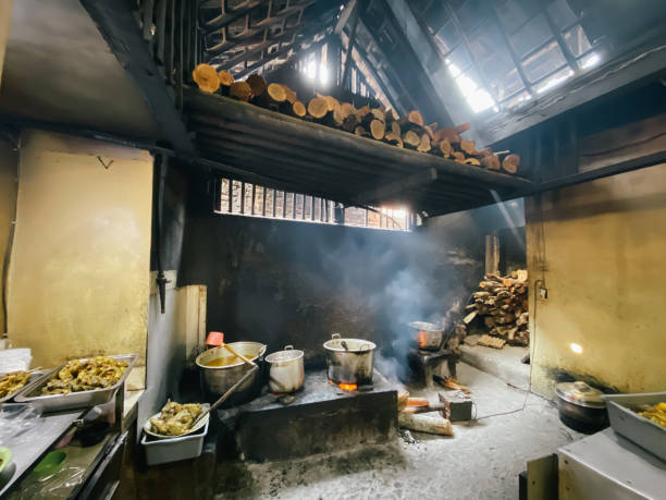 istock Indonesian Javanese traditional kitchen for cooking called pawon 2184666956