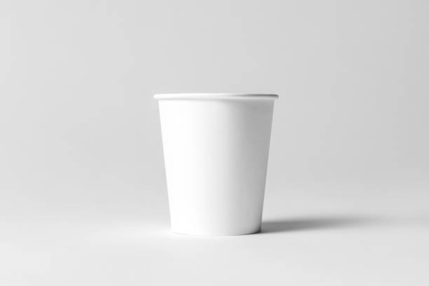 istock blank white paper plastic coffee cup mockup 3d illustration, 3d rendering 2184691404