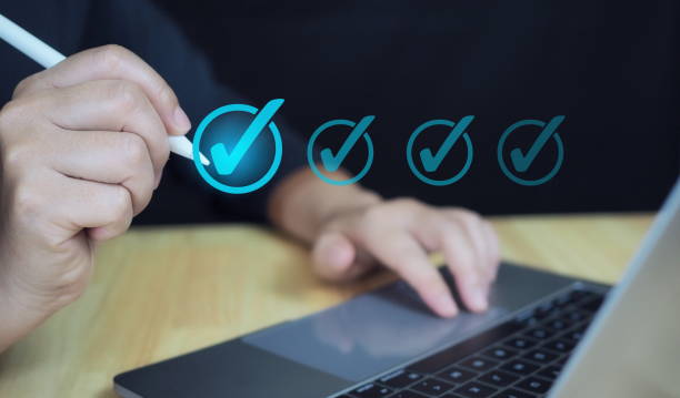 istock Quality management with Quality Assurance or QA and Quality Control or QC and improvement. Standardization, certification concept.and business approve project concept. 2184694752