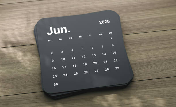 istock 2025 June Calendar On The Desk 2184700168