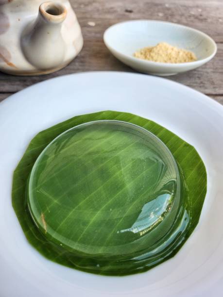 istock Raindrop water mochi cake Japanese food 2184702077