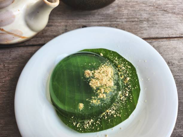 istock Raindrop water mochi cake Japanese food 2184702101