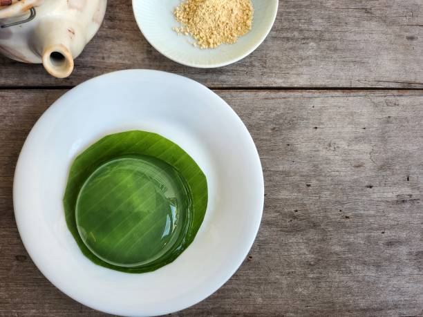 istock Raindrop water mochi cake Japanese food 2184702102
