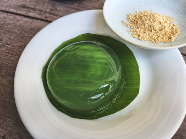 istock Raindrop water mochi cake Japanese food 2184702109