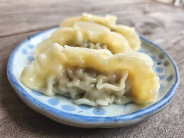 istock Steamed dumplings pork Chinese food 2184702137