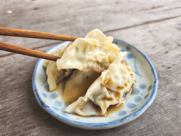 istock Steamed dumplings pork Chinese food 2184702187