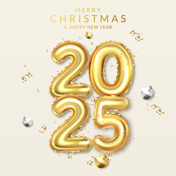 istock Christmas and New Year 2025 greeting card 2184702908