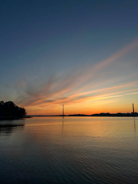istock Golden hour sunrise over the sea 2184704506