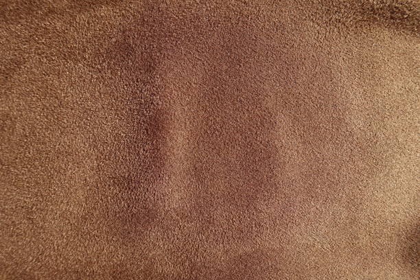 istock Background - chocolate brown faux suede polyester fabric 2184706438