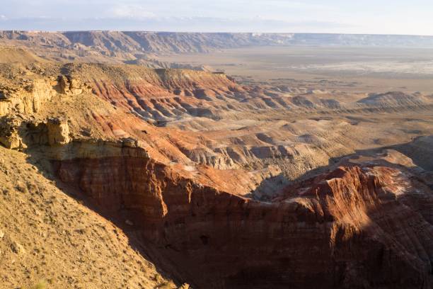 istock Colorful desert canyons under a clear sky 2184709699