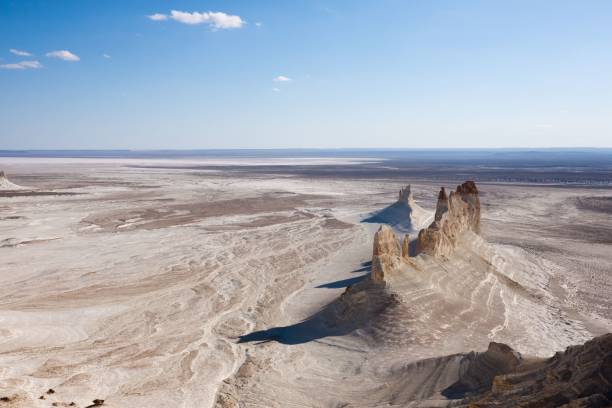 istock Aerial view of Bozzhyra rock formations in Kazakhstan. 2184709708