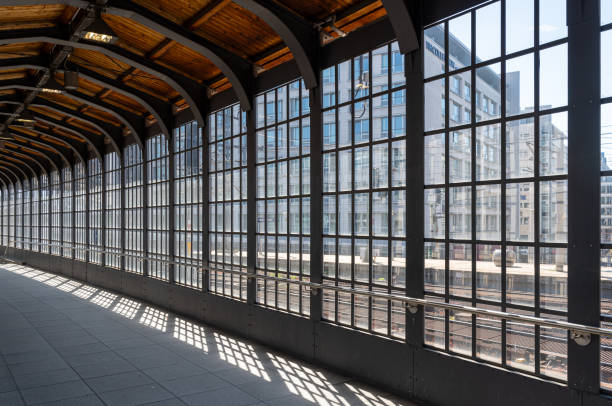 istock Pedestrian bridge at Friedrichstrasse station 2184710775