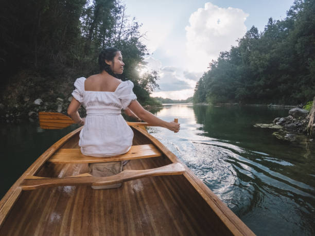 istock Paddling into peaceful horizons 2184719512