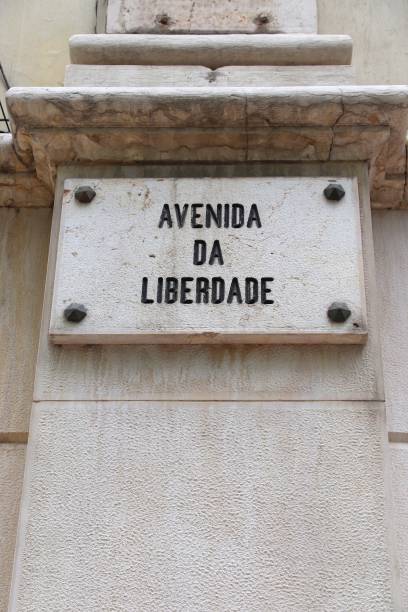 istock Avenida Da Liberdade street in Lisbon 2184727620