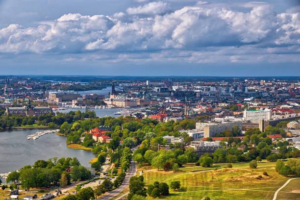istock Stockholm Sweden - aerial view 2184728489