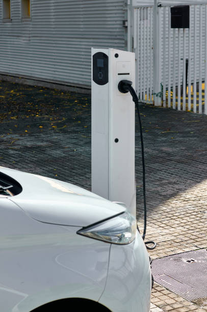 istock Electric car charging station in use 2184733069