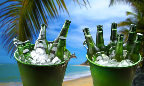 istock cold bottles of beer in bucket with ice 2184733381
