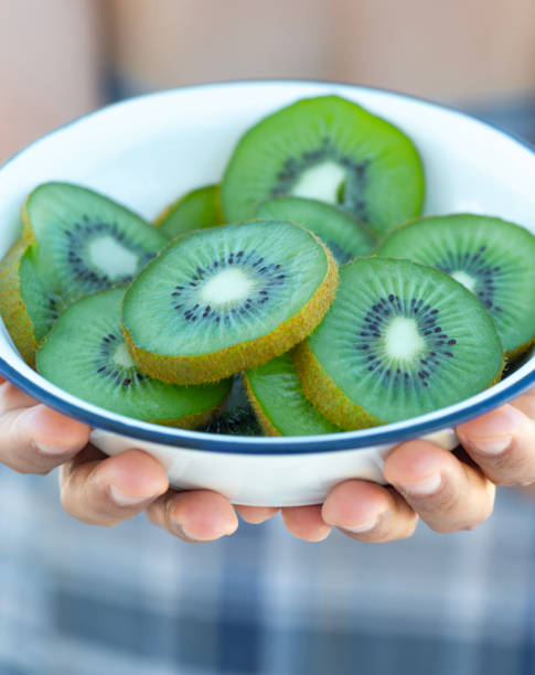 istock Bowl of Fresh Kiwi Slices 2184735656