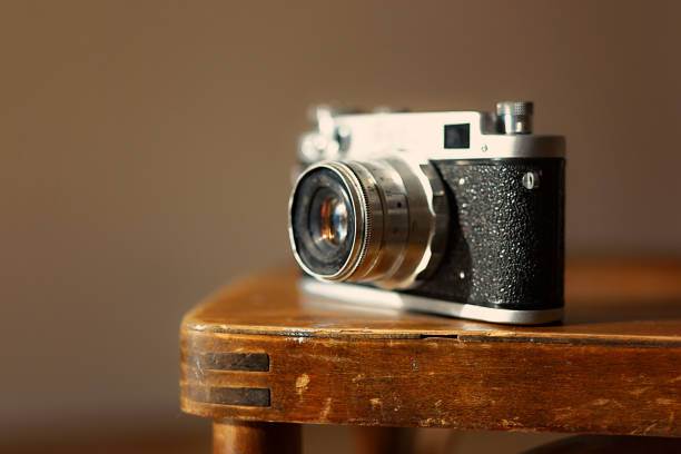 istock Vintage analogue photo camera 2184745013