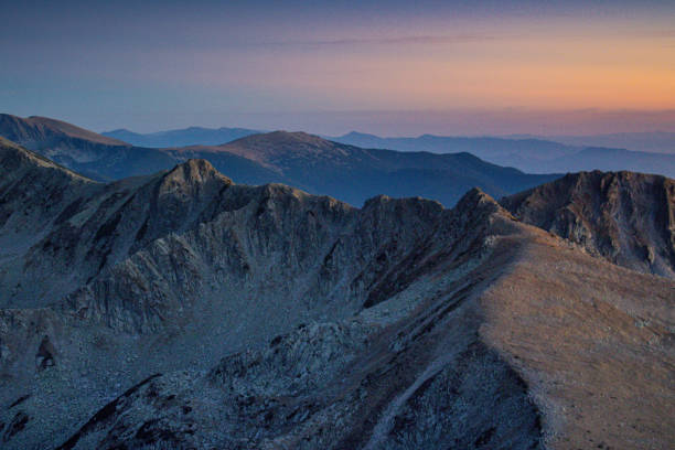 View from Mount Musala. 