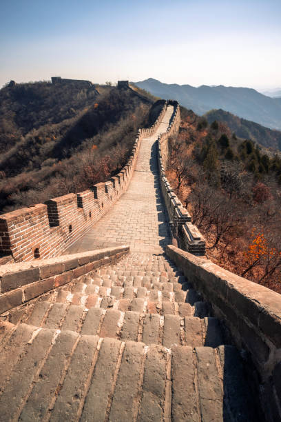 istock Steep steps at Mutianyu on the Great Wall of China 2184755039